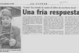 Una Fría respuesta