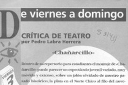 "Chañarcillo" "Chañarcillo"