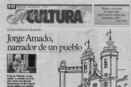 Jorge Amado, narrador de un pueblo Jorge Amado, narrador de un pueblo