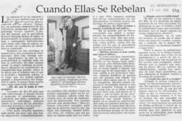 Cuando ellas se rebelan  [artículo]