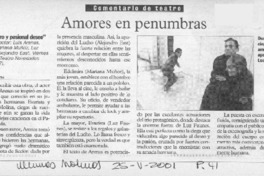 Amores en penumbras Amores en penumbras