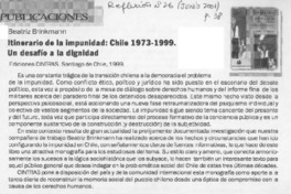 Itinerario de la impunidad