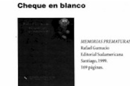 Cheque en blanco