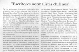 "Escritores normalistas chilenos" "Escritores normalistas chilenos"