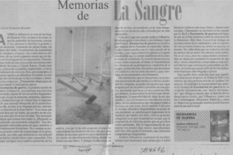 Memorias de la sangre Memorias de la sangre