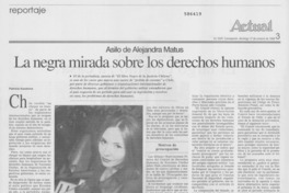 La negra mirada sobre los derechos humanos