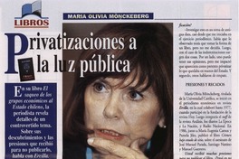 Privatizaciones a la luz pública Privatizaciones a la luz pública