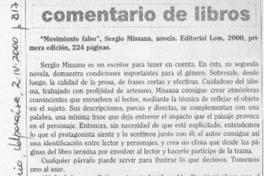 Movimiento falso  [artículo] Antonio Rojas Gómez