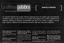 La última palabra La última palabra