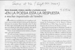 "En la poesía está la respuesta"  [artículo]