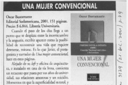 Una mujer convencional  [artículo] Andrea Berger