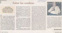 Sobre las sombras  [artículo] José Carlos Cataño