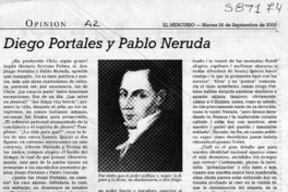 Diego Portales y Pablo Neruda Diego Portales y Pablo Neruda