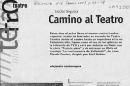 Camino al teatro