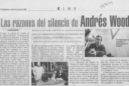 Las razones del silencio de Andrés Wood Las razones del silencio de Andrés Wood