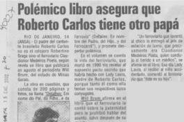 Polémico libro asegura que Roberto Carlos tiene otro papá