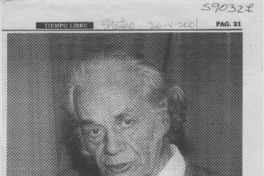 Rendirán homenaje a Nicanor Parra Rendirán homenaje a Nicanor Parra