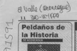 Peldaños de la historia  [artículo]