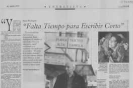 "Falta tiempo para escribir corto" "Falta tiempo para escribir corto"