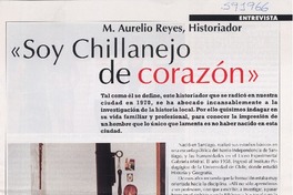 "Soy chillanejo de corazón"  [artículo]