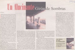 Un alucinante girón de sombras  [artículo] José Promis