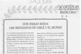 Luis Emilio Rojas, 1.000 biografías de Chile y el mundo  [artículo] José Vargas Badilla