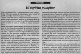 El espíritu pampino  [artículo] Juan Guzmán Tapia
