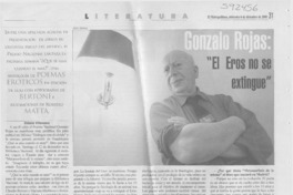 "El eros no se extingue" "El eros no se extingue"