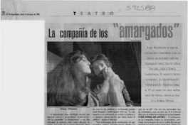 La compañía de los "amargados"  [artículo] Ximena Villanueva