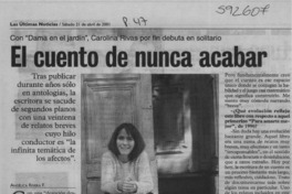 El cuento de nunca acabar  [artículo] Angélica Rivera F.
