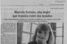 Marcela Serrano, una mujer que transita entre dos mundos  [artículo]