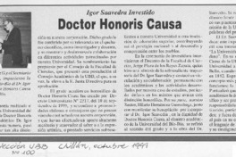 Doctor Honoris Causa Doctor Honoris Causa