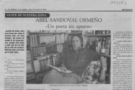 "Un poeta sin apuros"  [artículo]