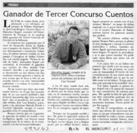Ganador de tercer concurso cuentos  [artículo]