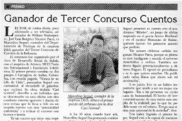 Ganador de tercer concurso cuentos  [artículo]