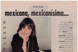 Mexicana, mexicanísima Mexicana, mexicanísima