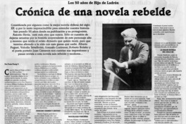 Crónica de una novela rebelde Crónica de una novela rebelde