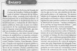 Reforma del Estado  [artículo] Tomás P. Mac Hale