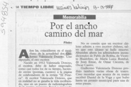 Por el ancho camino del mar  [artículo] Filebo