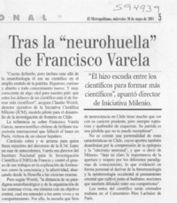 Tras la "neurohuella" de Francisco Varela  [artículo]