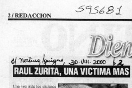 Raúl Zurita, una víctima más  [artículo]
