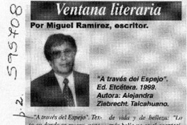 "A través del espejo"  [artículo] Miguel Ramírez