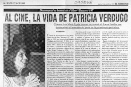 Al cine, la vida de Patricia Verdugo Al cine, la vida de Patricia Verdugo