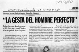 "La gesta del hombre perfecto"  [artículo]