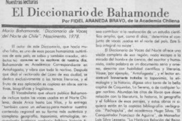 El diccionario de Bahamonde