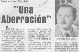 Una aberración Una aberración