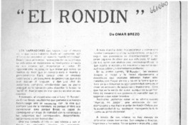 El rondín"  [artículo] Alejandro Isla Araya.