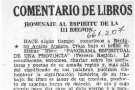 Homenaje al espiritu de la III región : [comentario] [artículo] Alfonso Larrahona Kästen.