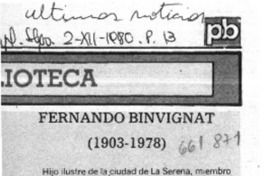 Fernando Binvignat.  [artículo]