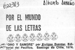Por el mundo de las letras  [artículo] Alberto Arraño.